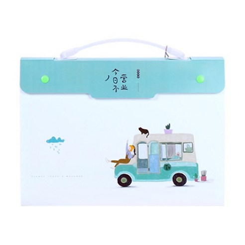 멜팅홈 차량그림 파일가방, A-3, 1개