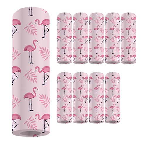 나노씨엔티 랩핑포장지 297 x 420 mm, 홍학2, 10개입