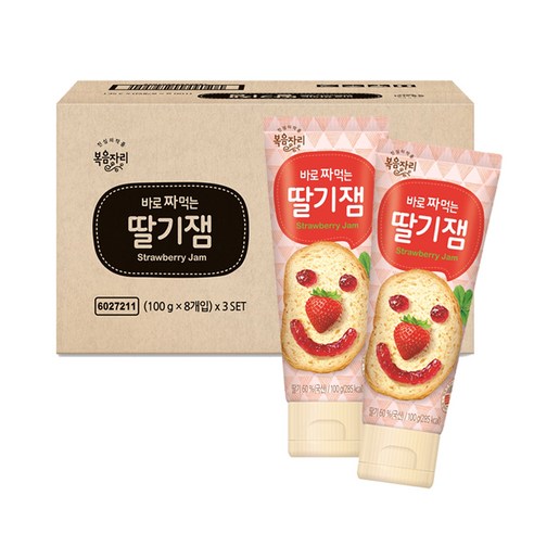 복음자리 딸기잼, 100g, 24개입