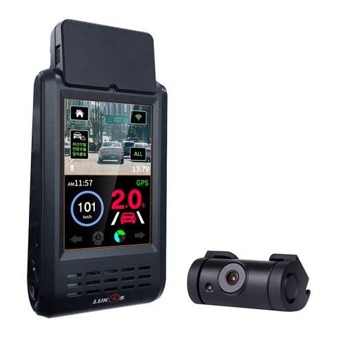 루카스 블랙박스 자가장착 기본형 32G 2CH QHD/FHD GPS K-900QD