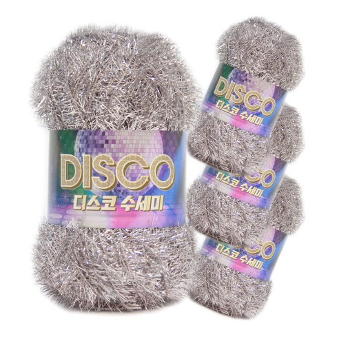 필립섬유 디스코 수세미실 60g x 4p, 130 에쉬그레이, 340m