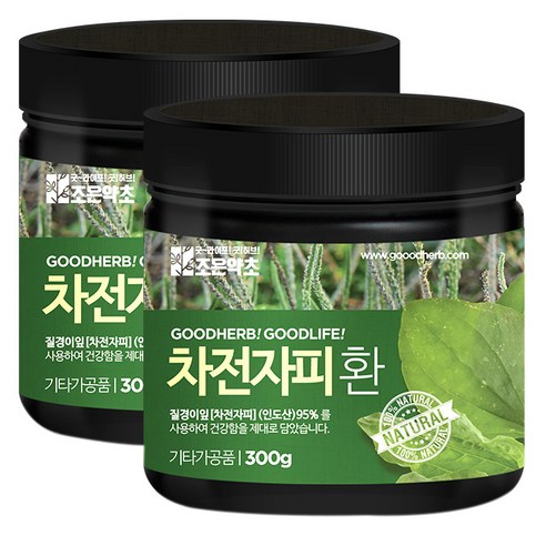 굿허브 프리미엄 차전자피환, 300g, 2개입