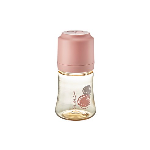 마더케이 369 PPSU신생아젖병 180ml, 0단계(0~2개월), 인디핑크, 1개, 1개