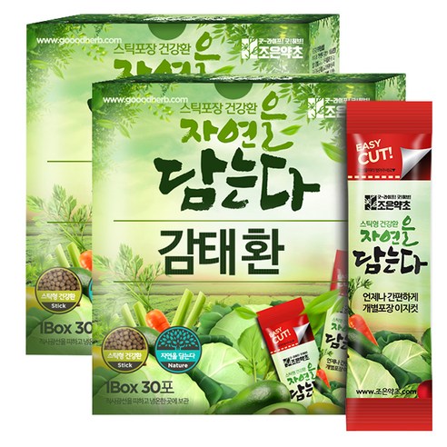 굿허브 자연을 담는다 감태환 스틱형, 90g, 2개