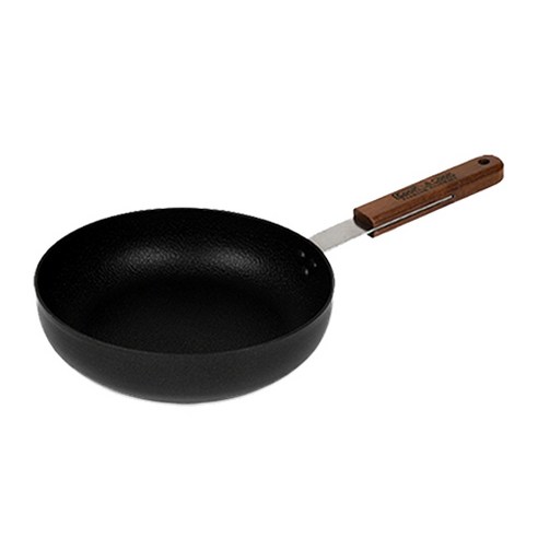 쿡앤쿡 인덕션 스위드 원목핸들 프라이팬, 20cm, 1개