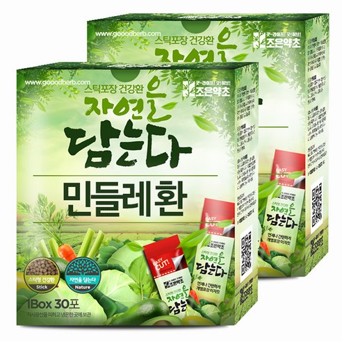 굿허브 조은약초 자연을 담는다 스틱형 민들레환, 2개, 90g