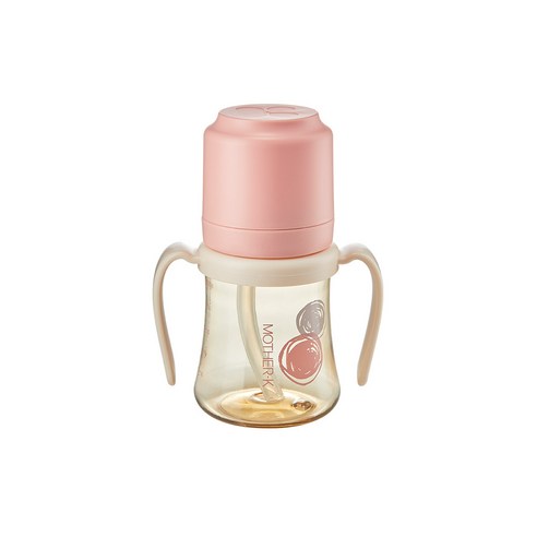 마더케이 369 PPSU 빨대컵 200ml, 베이비핑크, 1개