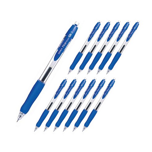 동아 중성펜 파인테크RT 0.3mm, 청색, 12개입