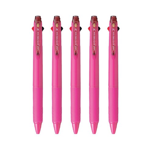 제트스트림 3색 볼펜 0.38mm, RP, 5개