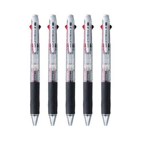 제트스트림 3색 볼펜 0.38mm, T, 5개