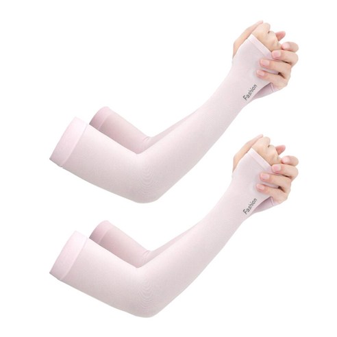 모르망 NY SHELRON 무봉제 손등쿨토시 2p x 2개, 핑크