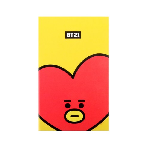   BT21 다이어리S + 스티커 + 포토 프레임 카드, 타타