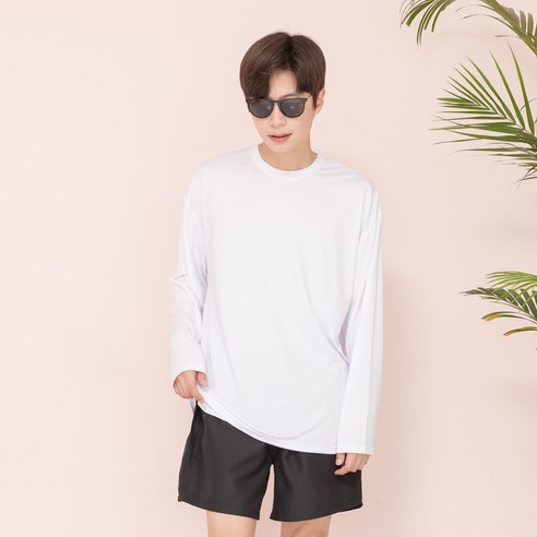 서울물산 남성용 루즈핏박시 래쉬가드 상하의 세트