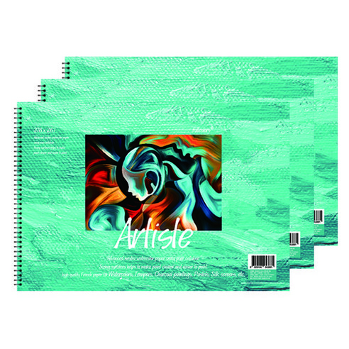 풀컬러즈 미술용 스케치북 170g x 3p, 8절, 15매