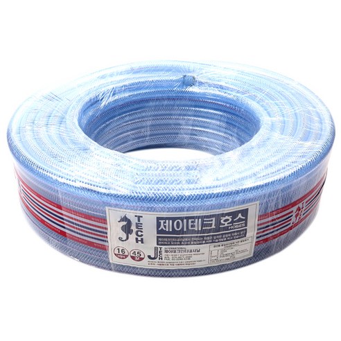 제이테크 내압편사호스 16mm x 45m, 1개