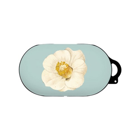 바니몽 꽃 디자인 갤럭시 버즈 케이스, 단일 상품, 계란꽃