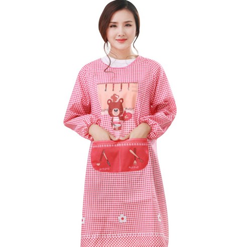 SN 레일라 긴팔 앞치마 NSR4581, SN03, 1개
