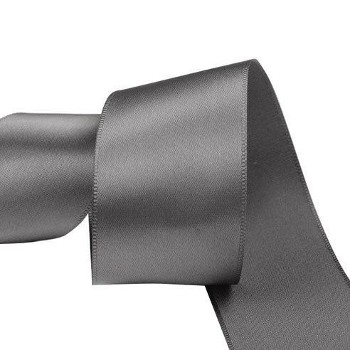 가드 공예 데코 선물포장 리본 폭 19mm, 차콜, 90m