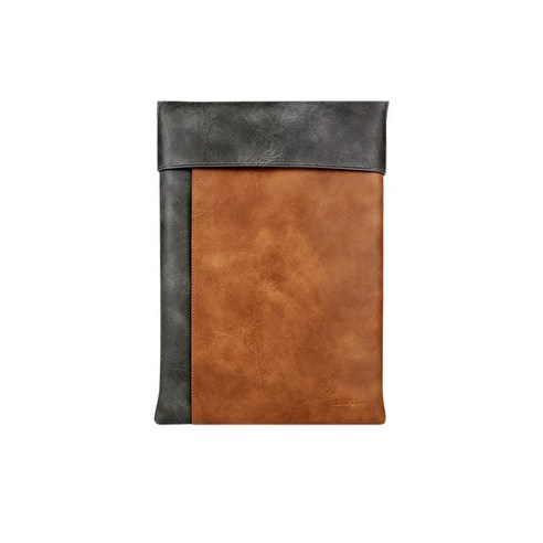 스냅케이스 태블릿PC 티고 가죽 파우치 20 x 28 cm, 그레이브라운