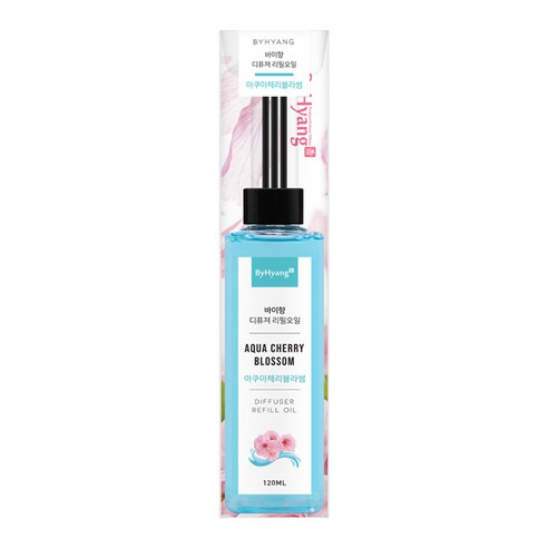 바이향 디퓨저 리필오일 120ml, 아쿠아체리블라썸