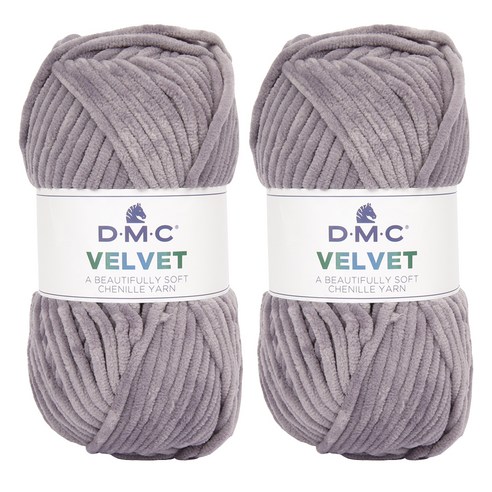DMC 벨벳 뜨개실 2p, 9 클라우디, 100m