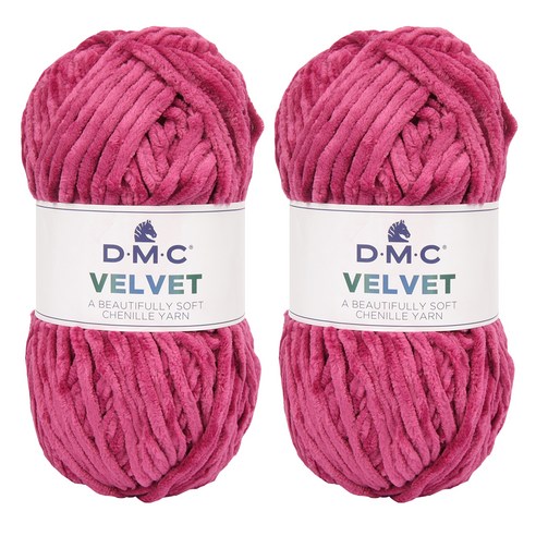 DMC 벨벳 뜨개실 2p, 11 보르도, 100m