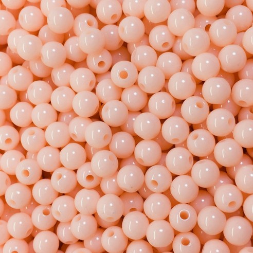 가드 구슬 DIY 비즈 재료 12mm 500g, 살구, 1개
