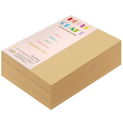종이문화 두꺼운양면카드지 레인보우카드 No.04 버프, A5, 360매