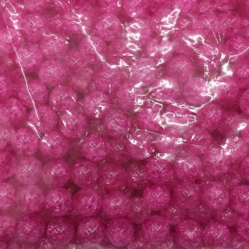가드 구슬A01 DIY 비즈 재료 12mm 500g, 핫핑크, 1개