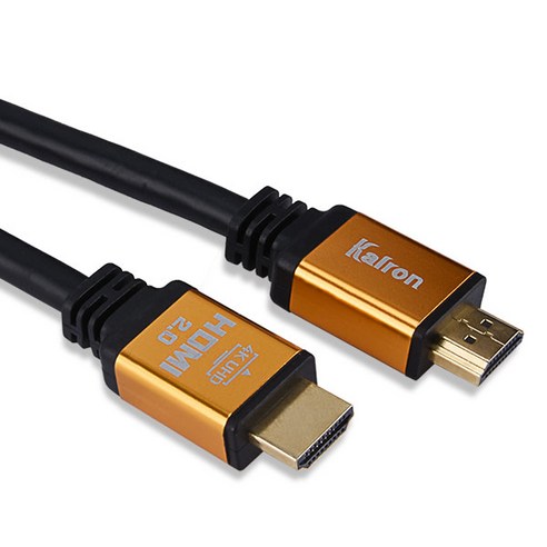 인기좋은 hdmi2.0케이블 아이템을 만나보세요! 칼론 고급형 HDMI 2.0 Ver 모니터 케이블 골드: 차별화된 디지털 경험