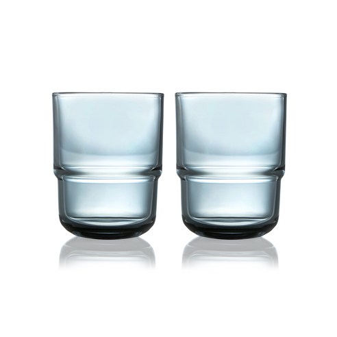 까사무띠 노바 텀블러S 물컵 280ml, 스모키 그레이, 2개