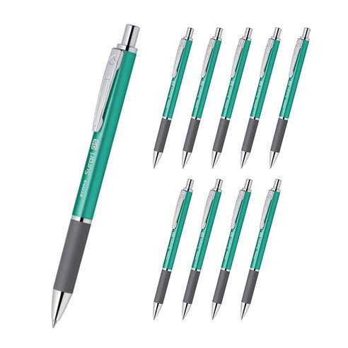 제브라 스라리300 젤잉크펜 0.5mm, 블루그린, 10개