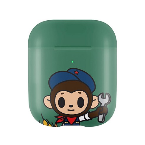 토키도키 에어팟 이어폰 케이스, 단일 상품, 몽키