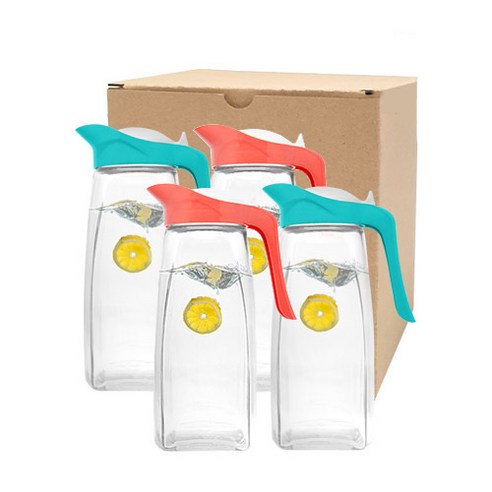 미라단 스완저그 블루 1.5L x 2p + 핑크 1.5L x 2p, 혼합 색상