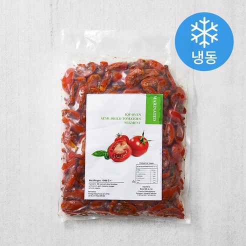 세븐푸드 터키산 토마토 마리네이티드 세그먼트 (냉동), 1kg, 1개