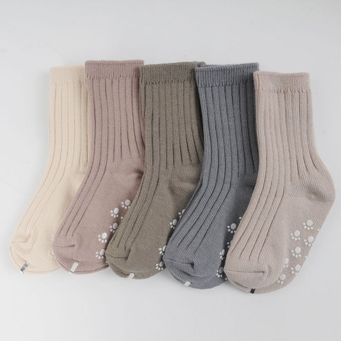 지앤 유아동용 크레센도 갑종양말 5족 세트