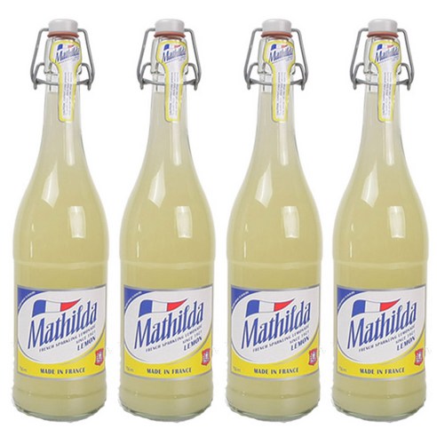 마틸다 스파클링 레몬 - 상쾌한 레몬 맛과 톡 쏘는 탄산이 특징인 단품세트 탄산음료