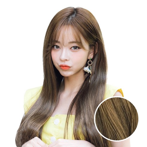가발매니아 붙임머리 제디 5피스 헤어피스 롱스트레이트, 바닐라카키, 1개