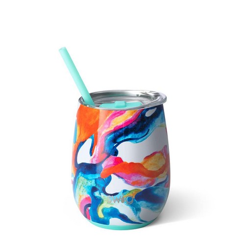 스위그라이프 스위그 와인 텀블러, Color Swirl, 414ml