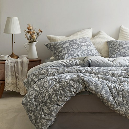 쉬즈홈 메리 밍크 극세사 차렵이불 세트 극세사이불