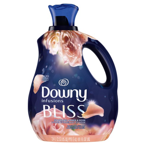 [쿠팡 직수입] 다우니 인퓨전 블리스 섬유유연제 스파클링 앰버 앤 로즈 본품, 2.4L, 1개