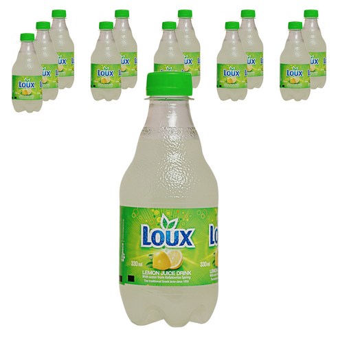 룩스 탄산레몬 드링크, 330ml, 24개