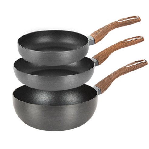 매직쉐프 하드티타늄 후라이팬 3종 세트, 혼합 색상, 후라이팬 24cm + 28cm + 궁중팬 28cm
