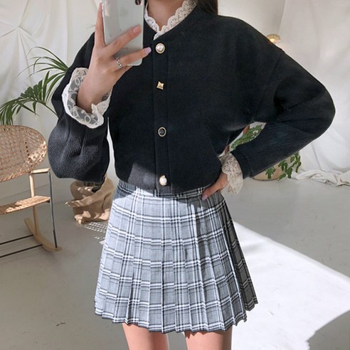 엔비룩 여성용 보벨레이스가디건