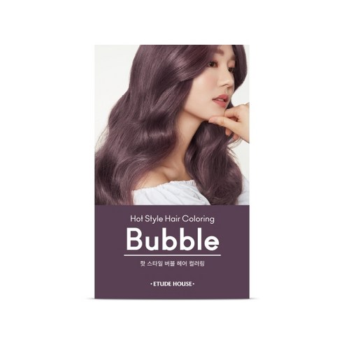 에뛰드 핫스타일 버블 헤어컬러링 염색제, 애쉬바이올렛, 1개