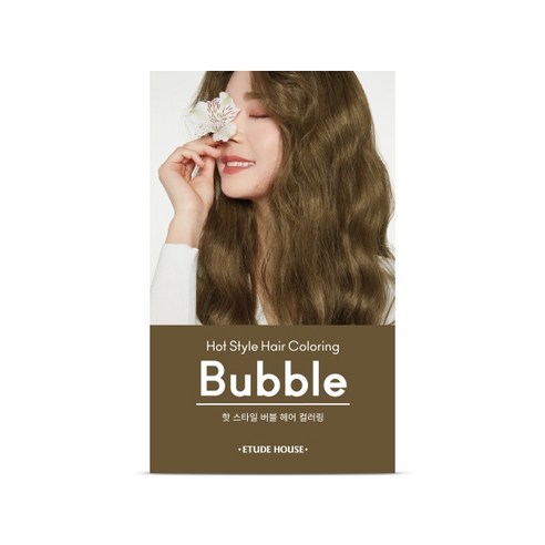 에뛰드 핫스타일 버블 헤어컬러링 염색제, 카키브라운, 1개