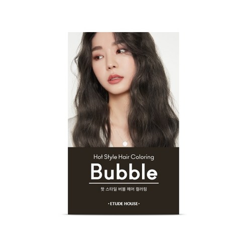 에뛰드 핫스타일 버블 헤어컬러링 염색제, 차콜그레이, 1개