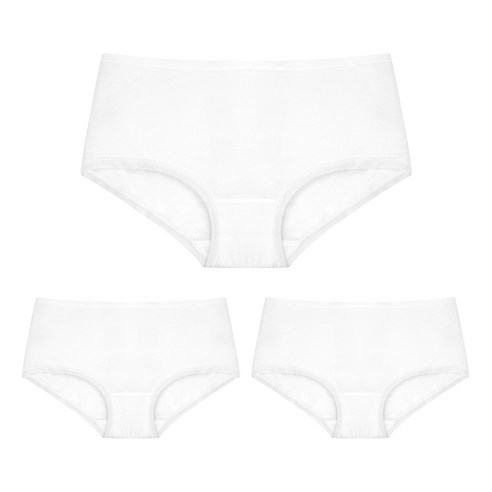 맬러뮤트 3팩 부드러운 경량 모달 스퀘어 팬티 3p