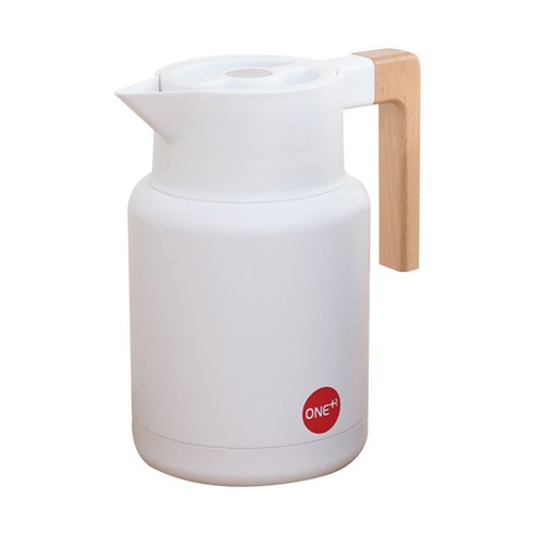원더원 보온보냉 주전자, 1.5L, 화이트크림