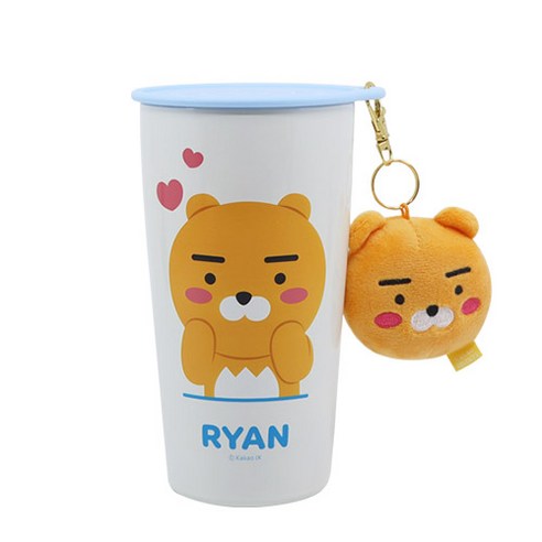 카카오프렌즈 스탠다드 스텐텀블러, 라이언, 475ml